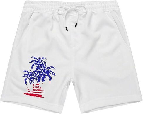Men's Summer Shorts Drawstring Waist Casual Loose Track Shorts Gym Running Workout Shorts with Pocket in Saudi Arabia