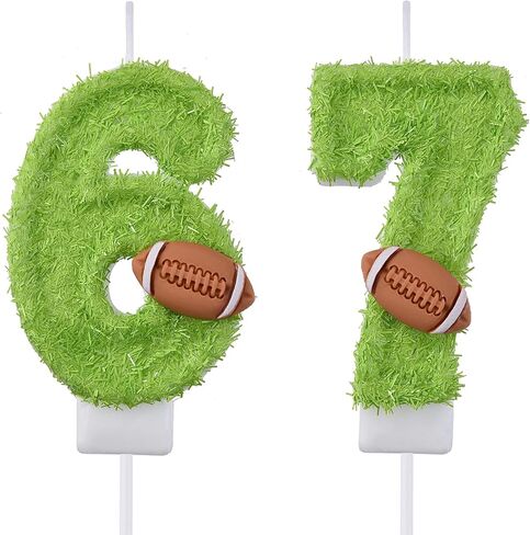 67 76 Birthday Candles, 67th 76th Cake Candles, Pink Birthday Number 67 76 Candles Cake Topper Decorations for Party Men Women in Kuwait