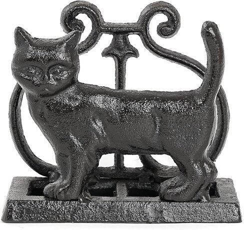 Sungmor Vintage Cast Iron Napkin Holder, Rustic Farmhouse Napkins Holder, Freestanding Table Napkins Stand, Pretty Tableware Decor Paper Napkin Rack, Home Restaurant Dining Table Square Napkin Holder in Saudi Arabia
