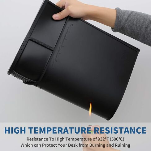 HTM-201 Black Silicone Repair Mat Heat Resistant Electronic Repair Mat for Soldering, Electronics, Computer Repair Etc in Kuwait