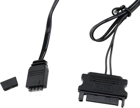 ARGB تحكم SATA إمدادات الطاقة ضوء شريط تحكم 5 فولت 3Pin Aura RGB Controller-1PCS in Kuwait