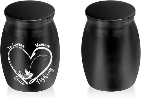 Mini Urns for Human Ashes Fishing Hooks Cremation Urns for Ashes Little Urn Memorial Ashes Holder Funeral Urn in Saudi Arabia