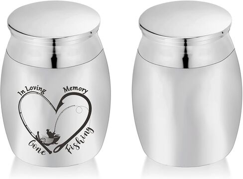 Mini Urns for Human Ashes Fishing Hooks Cremation Urns for Ashes Little Urn Memorial Ashes Holder Funeral Urn in Saudi Arabia