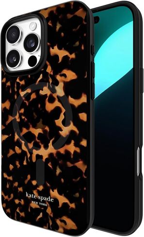 حافظة Kate Spade New York لهاتف iPhone 16 Pro Max - متوافقة مع MagSafe - حافظة هاتف مصممة - سلحفاة in Saudi Arabia