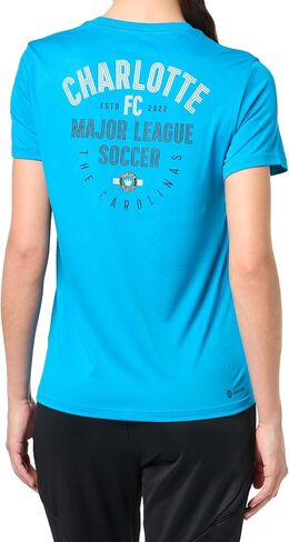 adidas Women's Charlotte Fc Short Sleeve Pre-Game T-Shirt in Saudi Arabia