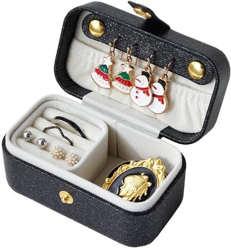 Pink Mini Jewelry Travel Case Small Jewelry Storage Leather Travel Jewelry Box for Women in Saudi Arabia