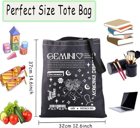 JNIAP Zodiac Sign Gift 12 Constellation Birthday Gift for Astrology Lover Horoscope Tote Bag in Saudi Arabia