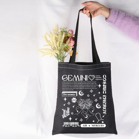 JNIAP Zodiac Sign Gift 12 Constellation Birthday Gift for Astrology Lover Horoscope Tote Bag in Saudi Arabia