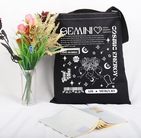 JNIAP Zodiac Sign Gift 12 Constellation Birthday Gift for Astrology Lover Horoscope Tote Bag in Saudi Arabia