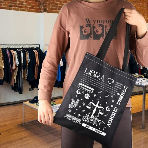 JNIAP Zodiac Sign Gift 12 Constellation Birthday Gift for Astrology Lover Horoscope Tote Bag in Saudi Arabia