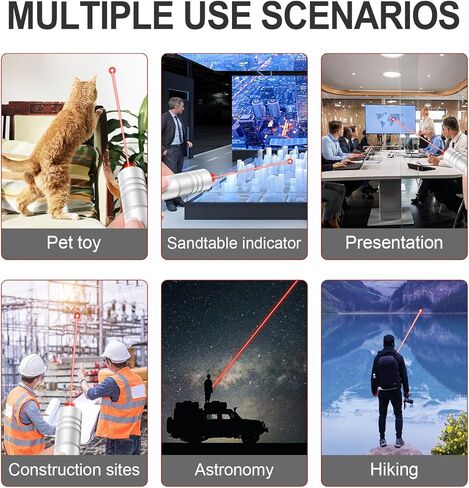ضوء أحمر مع غلاف فضي، قلم شبكة أضواء حمراء قوية قابل لإعادة الشحن للعروض التقديمية على شاشة التلفزيون، بناء طويل المدى في الهواء الطلق in Kuwait