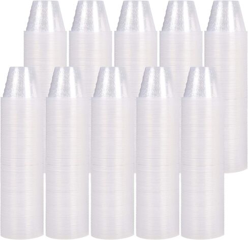 Disposable, Graduated, Plastic Medicine Cups - Bulk Set (1000), 1 Ounce Cups with Volume, Dosage Measure-for Mixed Pills, Liquid Medication Measuring, DIY Arts & Crafts/Mixes, Mouthwash in Saudi Arabia