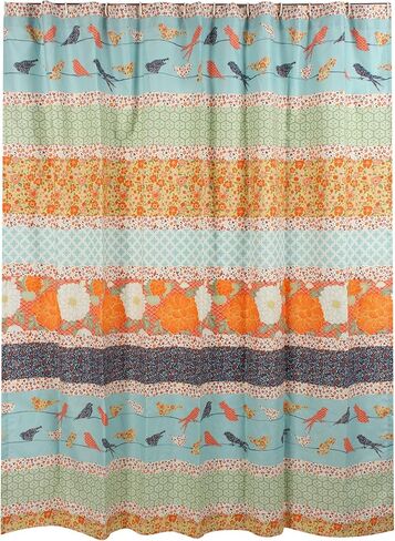 Carlie Curtain Panels, 84-inch L, (Set of 2), Calico Stripes in Saudi Arabia