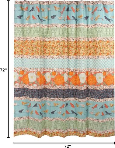 Carlie Curtain Panels, 84-inch L, (Set of 2), Calico Stripes in Saudi Arabia