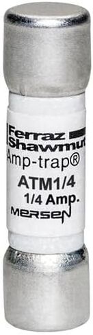 Mersen ATM Amp-Trap Fast-Acting Midget Fuse, 600VAC/DC, 100kA, 8 Ampere, 13/32" Diameter x 1-1/2" Length in Kuwait