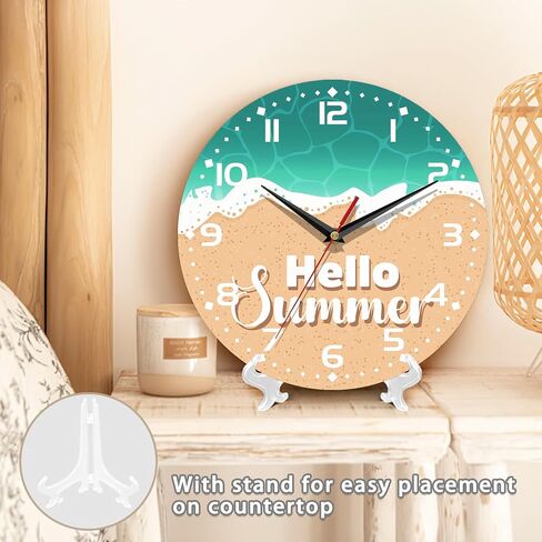 Wall Clock, with God All Things are Possible Wall Clocks Vintage Wooden Battery Operated Non Ticking 10 inch Clock Silent Art Bedroom Kitchen Clock Home Decor for Girls Kids in Saudi Arabia