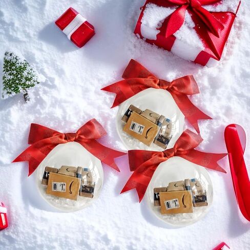 Funny Ornament, Funny Mini Express Box Packages Clear Ball Ornament for Christmas Tree, Funny Mini Gifts Box Ornament for Christmas Decoration, Mini Packages 2 in Saudi Arabia
