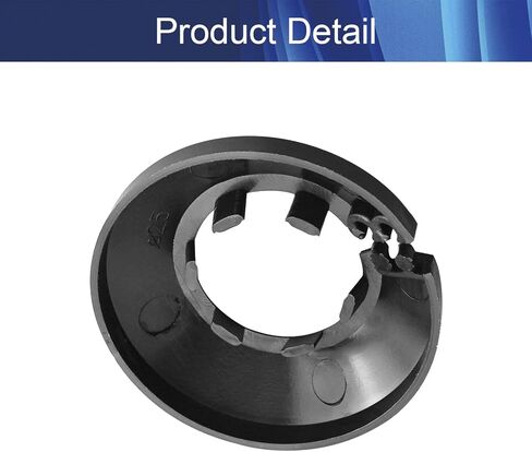Fit for 1.57 Inches Pipe PP Plastic Flange Pipe Cover Decoration Black Escutcheon Collar Pipe Cover Radiator for 1-1/2" Wall Pipe Tube Decoration for Bathroom in Kuwait