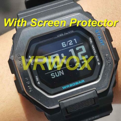 [قطعتان] واقي شاشة من الزجاج المقسى لساعة GW-M5610 GW-M5610-1BJF، حواف مستديرة 2.5D 9H ممتازة مضادة للخدش، مضادة لبصمات الأصابع وخالية من الفقاعات لـ GW-M5610】 in Saudi Arabia