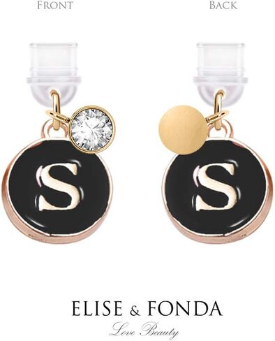 ELISE & FONDA TP45 منفذ شحن USB جديد من النوع C مضاد للغبار، قابس دائري لطيف على شكل حرف S، قلادة للهاتف الخلوي لهواتف Samsung Galaxy/Huawei/OnePlus/Xiaomi/Oppo هواتف Android الجديدة (أسود) in Saudi Arabia