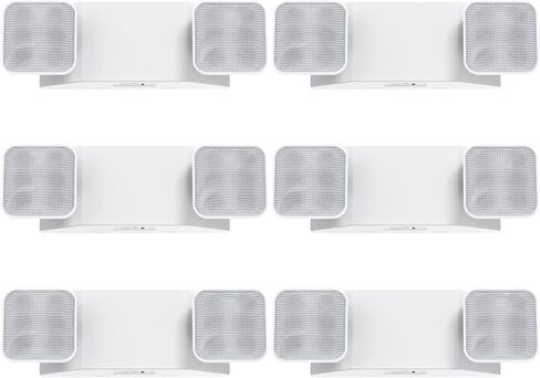 Led Emergency Light with Remote Capable, Adjustable LED Lamp Heads Exit Lighting, Backup Battery White Emergency Lights, 120V-277V Dual Voltage, UL Certified (1 Pack) in Kuwait