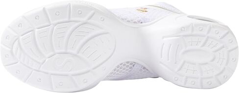 Linodes Women's Breathable Mesh Upper Jazz Dance Sneaker with Split Sole and Air Cushion Dance Multifunctional Walking Shoes Anti-Slip in Kuwait