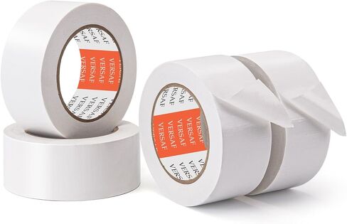 4 Pack Heavy Duty Duct Tape - 35 Yards x 2 Inches, Silver, Hand Tearable, Strong Industrial Gray Masking Tape, No Residue, Waterproof for B2B, Home Use, DIY Projects, and Repairs (White) in Saudi Arabia