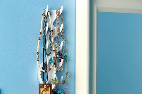 Multi-Functional Vertical Hooks- Made in The USA- Hook Solutions for Simple Organization (Translucent) in Saudi Arabia