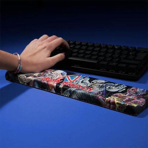 Iron Maiden Wrist Rest - Memory Foam, Ergonomic Design - Licensed Iron Maiden Merchandise in Saudi Arabia