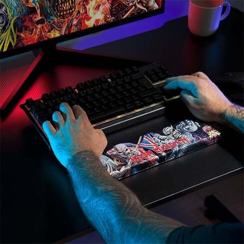 Iron Maiden Wrist Rest - Memory Foam, Ergonomic Design - Licensed Iron Maiden Merchandise in Saudi Arabia