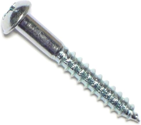 014973299453 Phillips Round Wood Screws, 4 x 1/2, Piece-72, zinc in Saudi Arabia