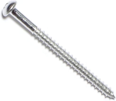 014973299453 Phillips Round Wood Screws, 4 x 1/2, Piece-72, zinc in Saudi Arabia
