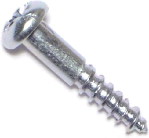 014973299453 Phillips Round Wood Screws, 4 x 1/2, Piece-72, zinc in Saudi Arabia