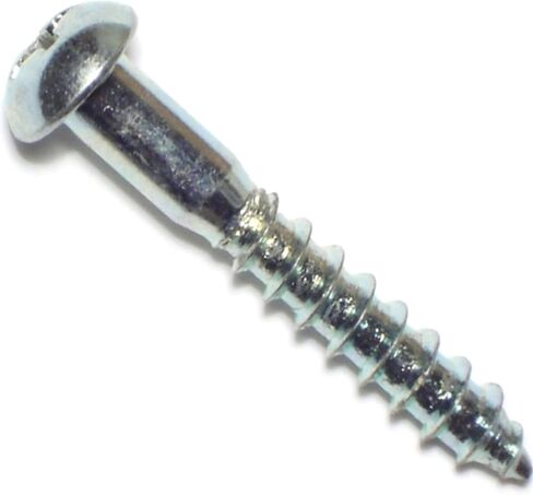 014973299453 Phillips Round Wood Screws, 4 x 1/2, Piece-72, zinc in Saudi Arabia