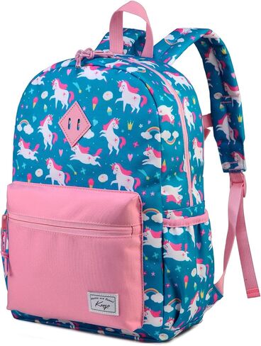 Kasqo Kids Backpack, Water Resistant Lightweight Preschool Toddler Bookbag with Chest Strap for Boys and Girls in Saudi Arabia