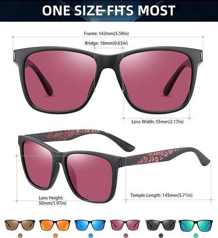 Women Polarized Sunglasses UV400 Protection for Driving Running Baseball Fishing Golf Outdoor Sports Sunglass for Men in Saudi Arabia