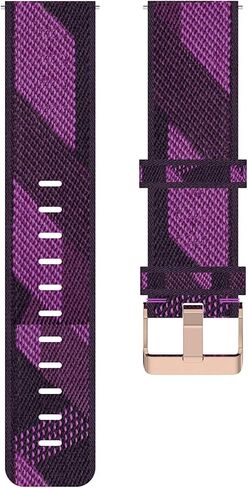 Fit for Fossil Sport 41mm Watch Bands, 18mm Quick Release Nylon Replacement Wristband for Fossil Women's Gen 4 Venture HR/Garmin vivoactive 4S Strap Accessories in Saudi Arabia