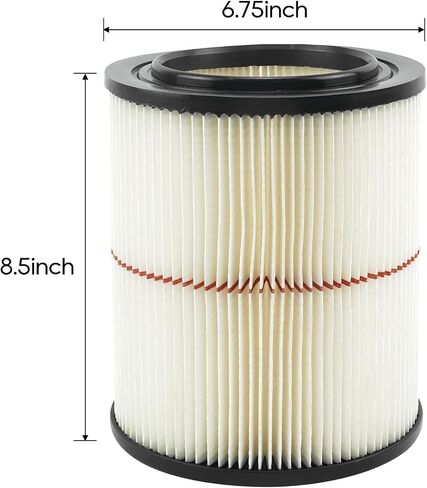 17816 filter for craftsman shop vac 17816 9-17816, 17816 vacuum filter fit 5 Gallon and Larger Vacuum Cleaner, 2pack in Kuwait