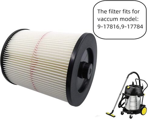 17816 filter for craftsman shop vac 17816 9-17816, 17816 vacuum filter fit 5 Gallon and Larger Vacuum Cleaner, 2pack in Kuwait