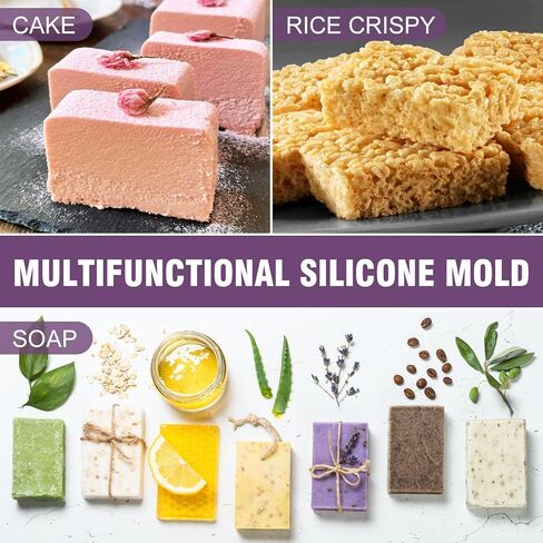 Walfos Stainless Steel Wavy & Straight Soap Mold Loaf cutters, 2 packs Soap Cutter for Soap, Garnish, Potato, Vegetable & Cake in Saudi Arabia