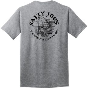SALTY JOES Men's Rum n' Bones Heavyweight Cotton T-Shirt
