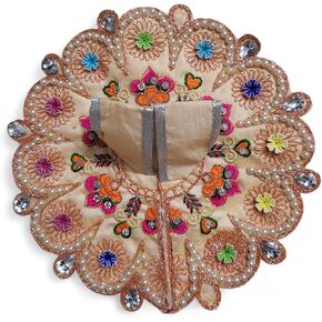 Jari Laddu Gopal Hand Made Dress Embroidery and Pearls Work