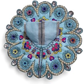 Jari Laddu Gopal Hand Made Dress Embroidery and Pearls Work