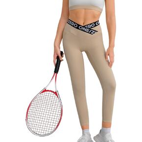 JBT Women's V Crossover High Waist Leggings - Tummy Control Yoga Pants with Waist Slimming Effect, Bootcut Gym Workout Pants