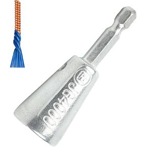 2PCS Wire Twisting Tools, 2-6 Way Wire Stripper and Twister Hex Shank Electrical Cable Wire Stripping Tool Spin Twisting Wire Connector Socket for Power Drill Drivers
