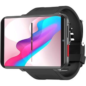 4G Smart Watch 2.86 Inch Screen Android 7.1 1GB+16GB 5MP Camera 2700mAh Battery Smartwatch for Men (Black, 1GB 16GB)