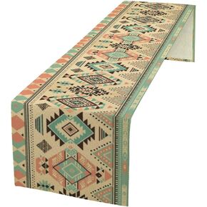 William Morris Floral Table Runner,Vintage Flowers Birds Retro Farmhouse Rustic Table Runner for Coffee Table Dining Room Table Bedroom Party Holiday 13 x 70 Inch