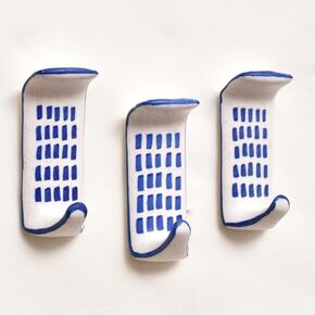 IndianShelf 3 Pieces Boho Decorative Hooks Adhesive Hooks Sticky Hooks for Wall Shower Loofah Holder for Shower Hooks No Damage Hanging Hooks Adhesive Key Holders Drywall Hooks Adhesive Towel Hooks