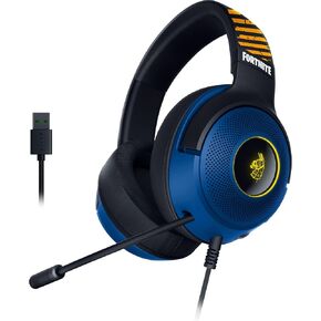 سماعة الألعاب Razer Kraken V3 X السلكية USB: تصميم خفيف الوزن - محركات Triforce مقاس 40 مم - ميكروفون قلبي HyperClear - صوت محيطي 7.1 - إضاءة Chroma RGB - أسود (متجدد)