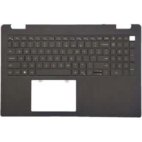 Jxjslp New Upper Case Palmrest Backlit Keyboard Assembly Replacement for DELL Latitude 3520 E3520 Series Laptop Top Cover US Layout DJP76 0DJP76 Black